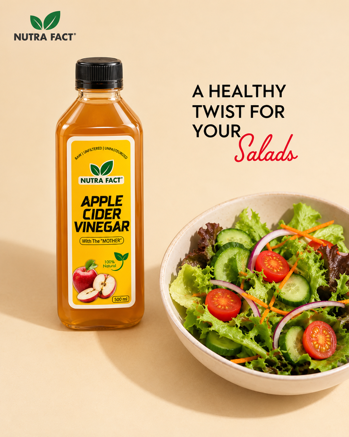 Apple cider vinegar (500ml)