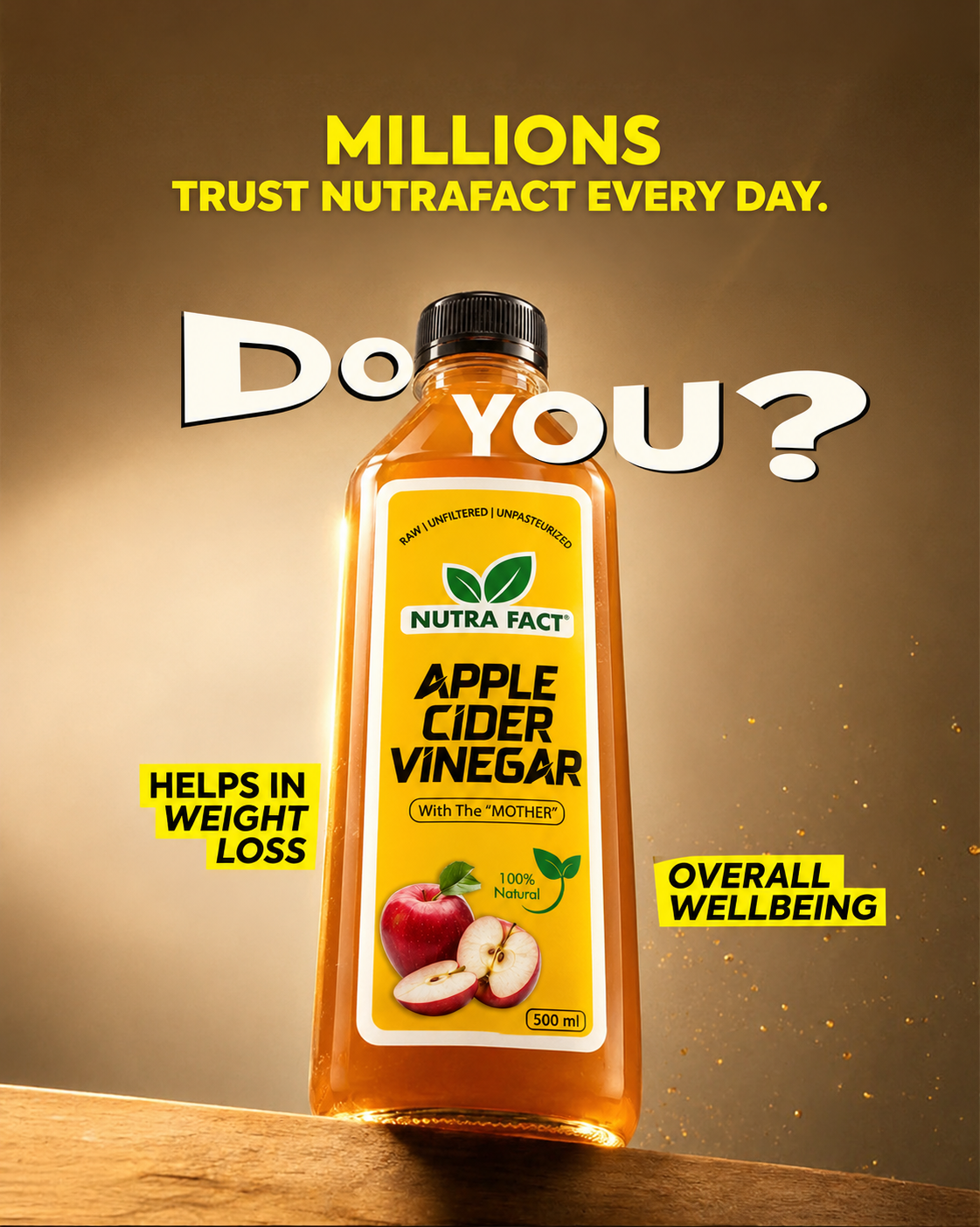 Apple cider vinegar (500ml)