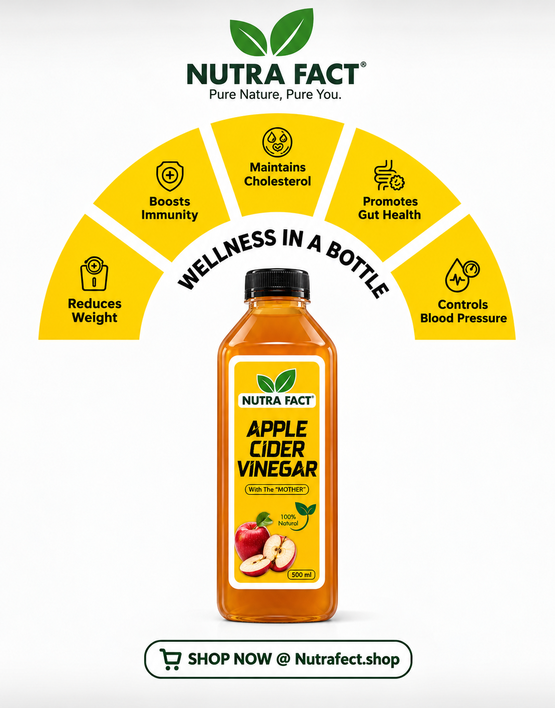 Apple cider vinegar (500ml)