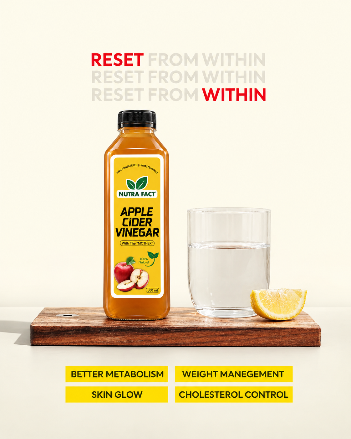 Apple cider vinegar (500ml)