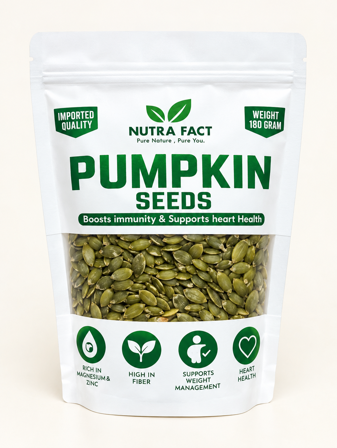 Pumkin seeds pouch pack 180(Gram)